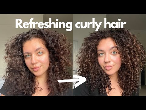 Видео: КАК ОСВЕЖИТЬ КУДРЯВЫЕ ВОЛОСЫ | Curly Hair 101: Эпизод 1