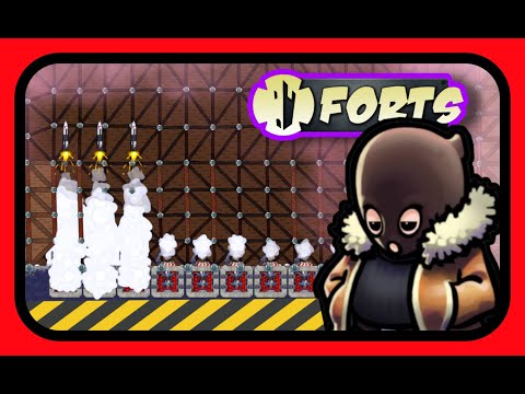 Видео: Forts - КУЧА РОЕВ!!! Сносим врага с ОДНОГО ЗАЛПА #forts #фортс #ЛысыйДядь