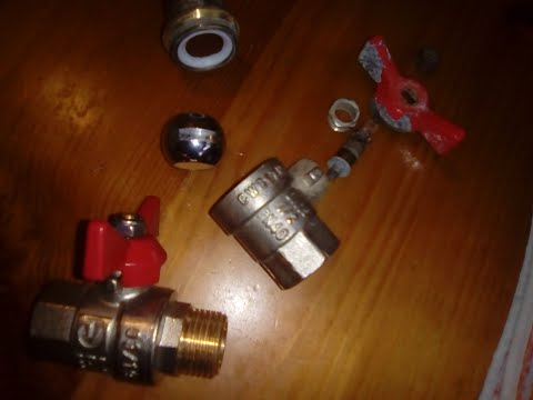 Видео: Шаровый кран . Устройство. Как правильно ставить.