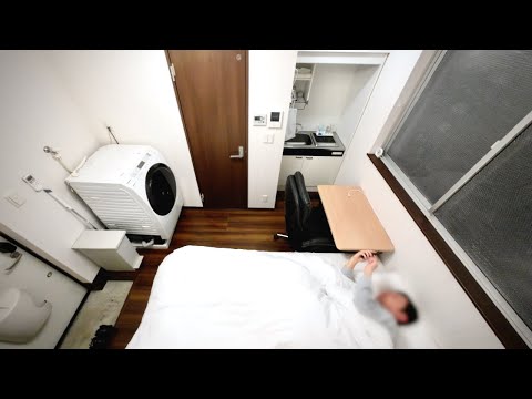 Видео: Распорядок зимнего вечера в микроквартире в Токио — 7 кв. м/76 кв. футов