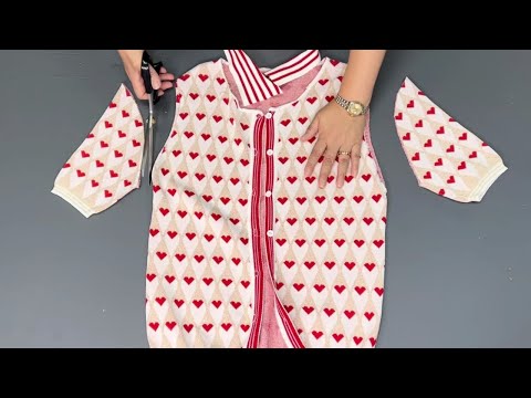 Видео: [DIY] Вязаный кардиган, который нельзя носить, превращается в предмет роскоши.