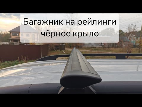 Видео: Багажник Интер Фаворит чёрное крыло