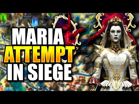 Видео: Осада в конце игры: испытание Марии! | Рейд: Shadow Legends