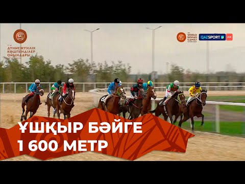 Видео: Ұшқыр бәйге - 1600 м | V Дүниежүзілік көшпенділер ойындары