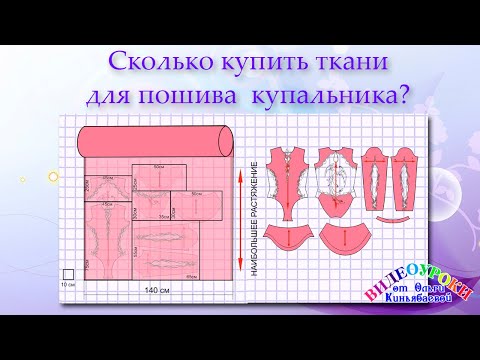 Видео: Сколько купить ткани? Купальник для художественной гимнастики.