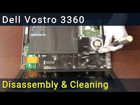 Видео: Dell Vostro 3360 Разборка и чистка вентилятора от пыли
