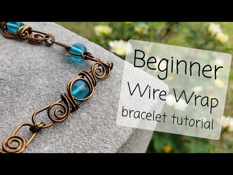 Видео: Урок по плетению браслета из проволоки для начинающих