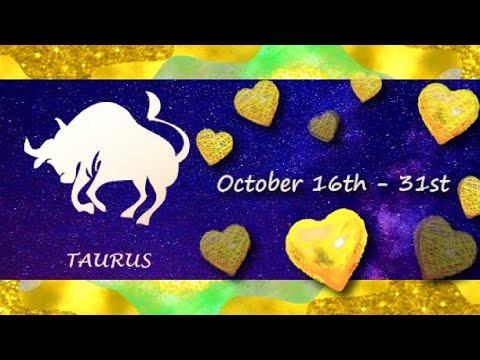 Видео: Телец (16-31 октября) Исцеляющий и нервный, но желающий все исправить.