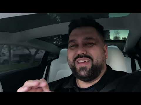 Видео: Поменял белый салон на черный в тесле модел 3