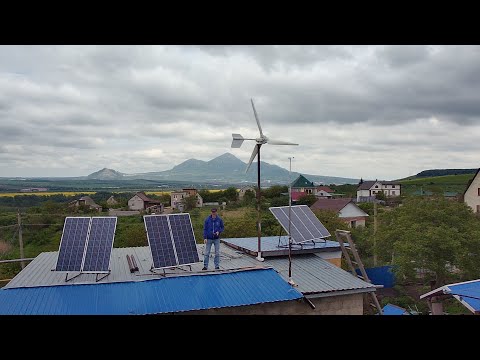 Видео: Установка ветряка с "интересным" статором и первые тесты на ветре 4-8 м/с