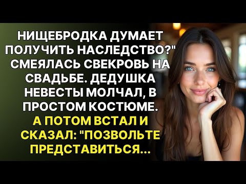 Видео: Эта нищебродка не получит ни копейки!  кричала тёща на свадьбе. Но тут из-за стола встал мой дедушка