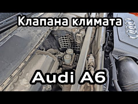 Видео: Очистка клапанов климатической системы Audi A6 C6 / Cleaning valves in the climate system Audi A6C6