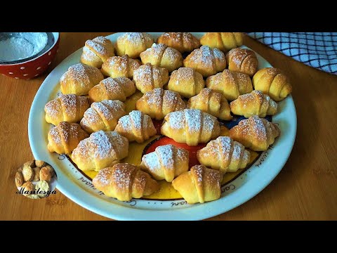 Видео: 🥐 Рогалики на Кефире с повидлом, тесто без яиц! Простая, быстрая выпечка к чаю!