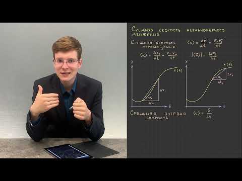 Видео: 5.1. Средняя скорость неравномерного движения