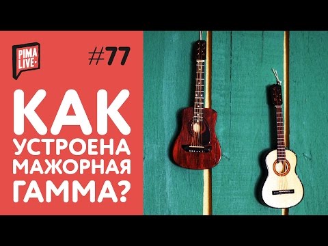 Видео: Как устроена мажорная гамма | Уроки Гитары