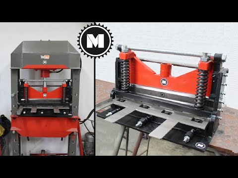 Видео: Гидравлическая гильотина