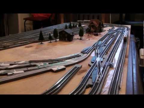 Видео: Тестирование нового макета железной дороги Marklin Z scale