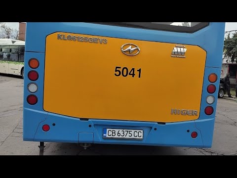 Видео: Возене на Електробус 5041 по линия 6тм