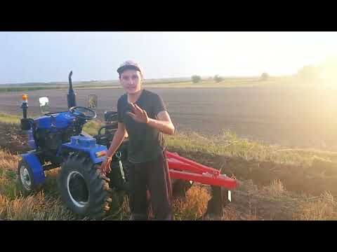 Видео: Пекельне випробування для маленького Шифенга. Shifeng SF 160 і найважча оранка плугом Wirax 2-25