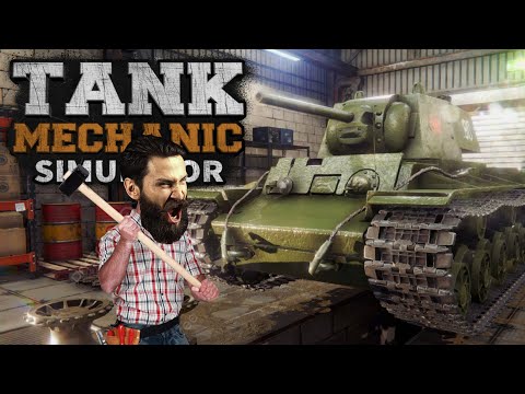 Видео: Чиним танки и читаем чат. (tank mechanic simulator   - ПИПС)