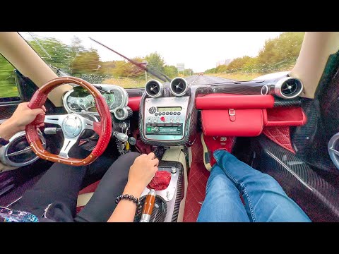 Видео: Скорость 190 миль в час за рулем Pagani Zonda!