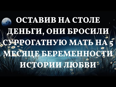 Видео: Оставив на столе деньги, они бросили суррогатную мать на 5 месяце беременности Истории любви