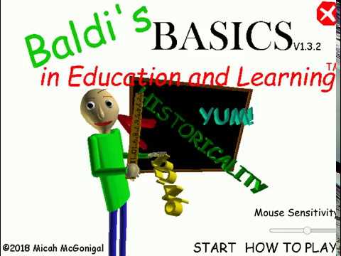 Видео: BALDIS BASICS Прохождение.Учитель математики-Балди Балдинович.