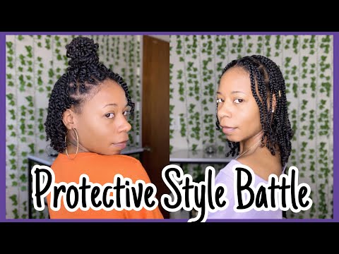 Видео: Мини-твист против мини-косичек! Что лучше для вас?