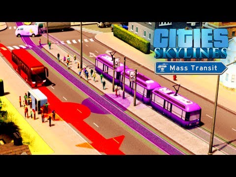 Видео: Cities Skylines Mass Transit - Профессиональные маршруты! #3