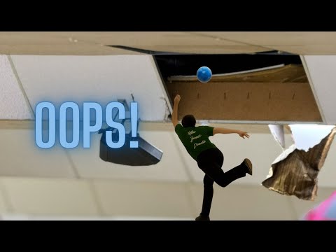 Видео: Региональный PBA: Слишком много нефти и шар для боулинга, пробившийся сквозь потолок