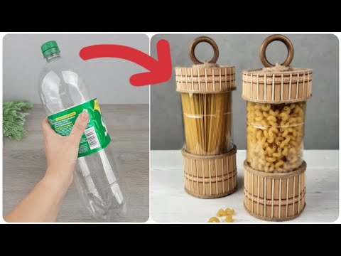 Видео: DIY Шикарная Идея из  Пластиковых Бутылок