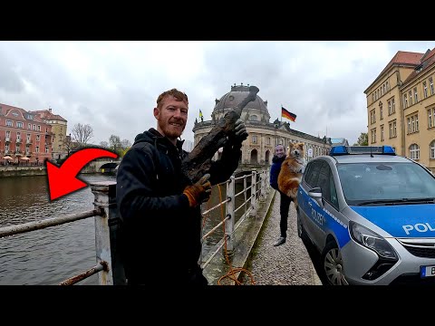 Видео: Ловим на магнит в центре Берлина: это невероятно