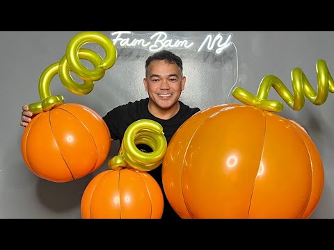 Видео: Самый простой способ сделать тыкву из воздушных шаров