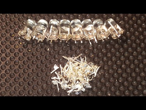Видео: Светодиоды Импорт/Аффинаж/Золото,Серебро,Палладий/Проверка/