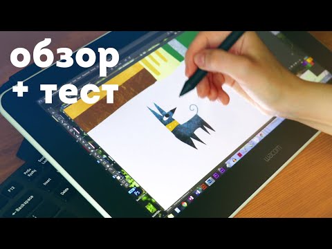 Видео: дали потрогать экранник Wacom One, не могу остановиться :)