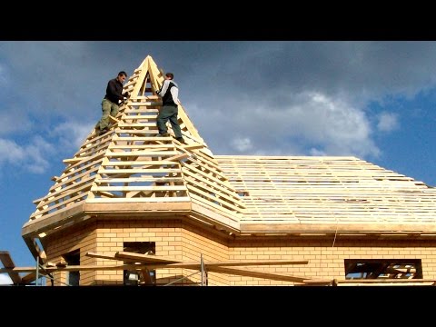 Видео: HR: Строительство крыши дома (2/2) SketchUp + Фотоотчет