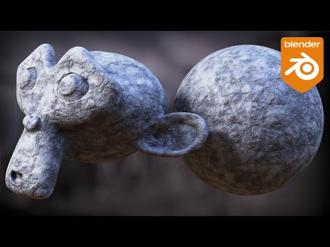 Видео: Процедурный материал камня (урок по Blender)