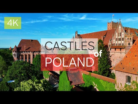Видео: Замки Польши 🇵🇱 | Видео с дрона в 4K