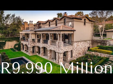 Видео: Вилла в тосканском стиле | Неподвластная времени роскошь с видом на фейрвеи | 9,9 млн рандов #дом