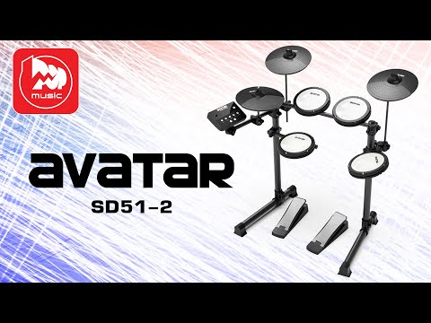 Видео: Цифровая ударная установка AVATAR SD51-2 || Для начинающих