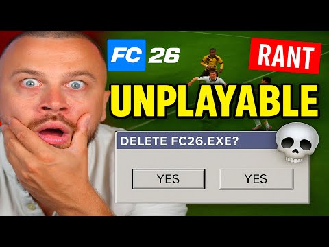 Видео: FC 26.exe перестал работать 💀 (RANT)