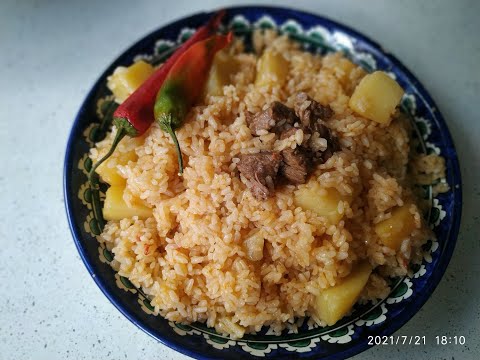 Видео: Картошка палов пишириш.  Как приготовить картошка плов