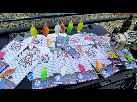 Видео: Обзор и тест новых блёсен от "MXLures"/Мои новые колебалки для форели!