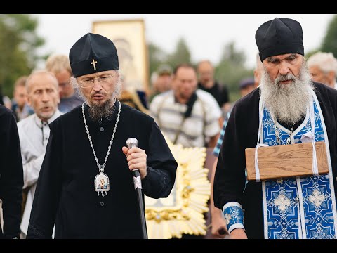 Видео: Патриарший экзарх возглавил крестный ход из Жировичей в Минск в четвертый день молитвенного шествия