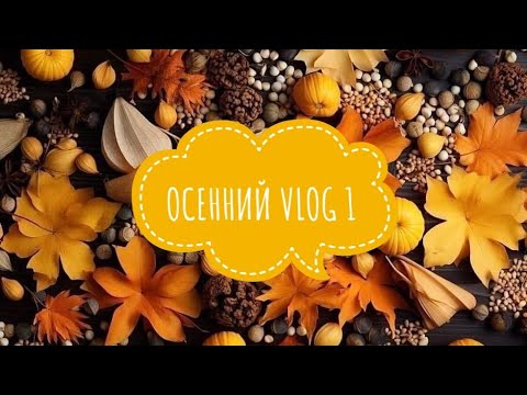 Видео: Осенний VLOG 1 - скраплю минимум из минимума