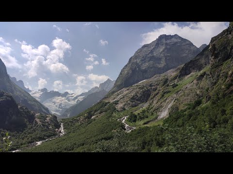 Видео: Домбай, Суфруджинский водопад