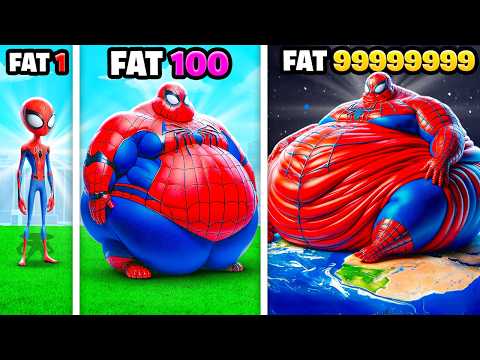 Видео: От самого худого до самого толстого Человека-Паука в GTA 5!