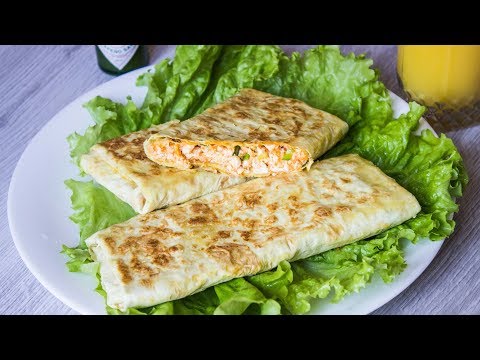 Видео: Лаваш с начинкой из творога и сыра