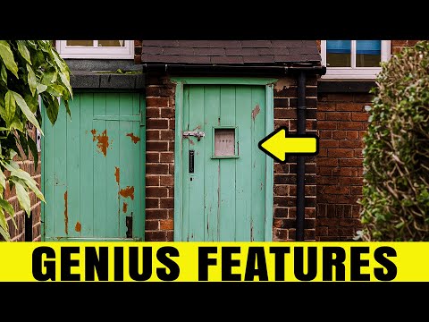 Видео: 30 гениальных особенностей британских домов, которые исчезли