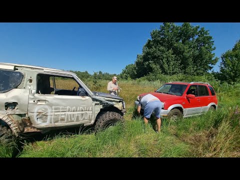 Видео: Две Suzuki против Нивы, #OFFROAD по первозданным местам